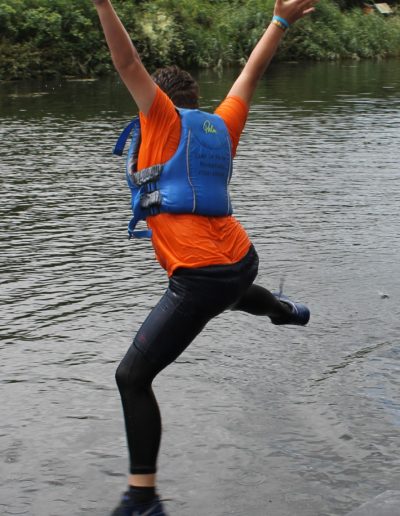 Barley Lane School - child jumping into water